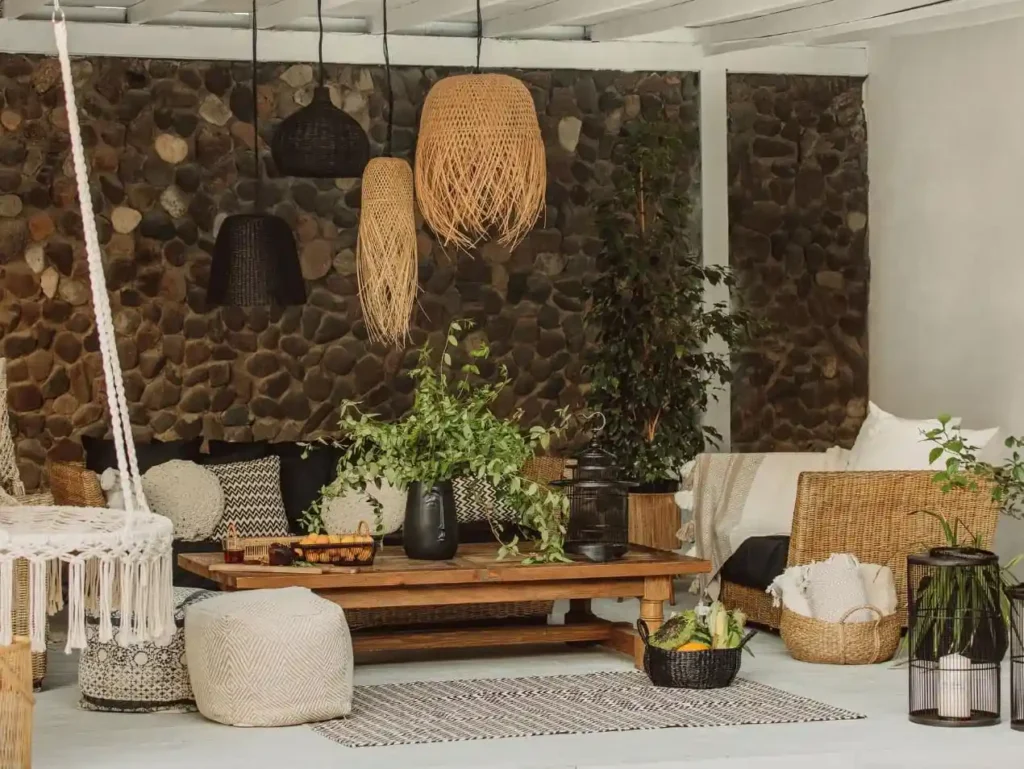 Estilo de decoración bohemio